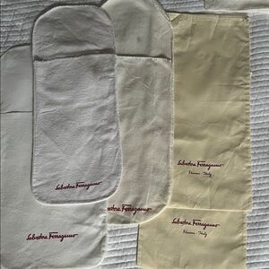 Ferragamo Dust Bag Bundle Two Shoe Size Match 3 are mismatched.